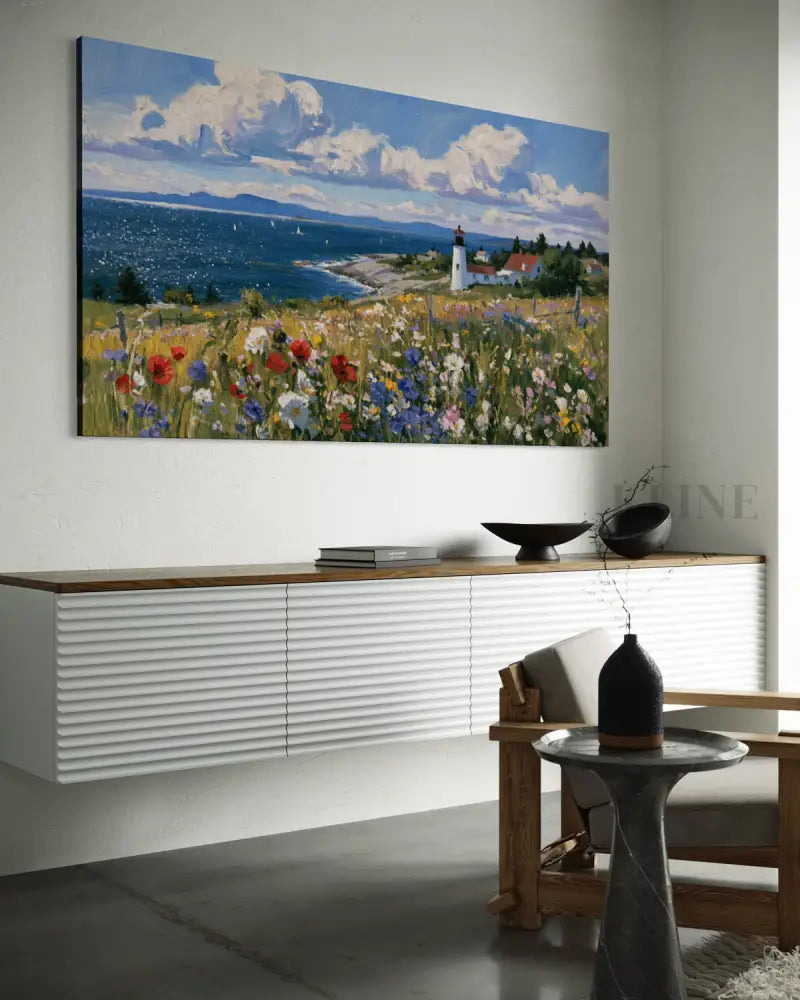 Where Summer Meets the Sea - Hand Painting