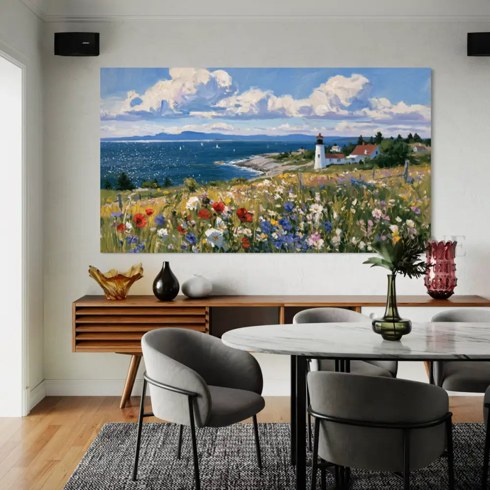 Where Summer Meets the Sea - Hand Painting