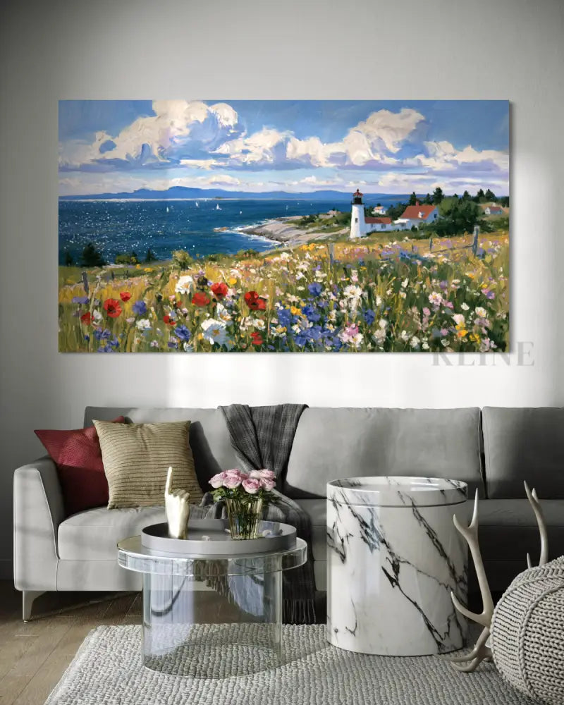 Where Summer Meets the Sea - Hand Painting