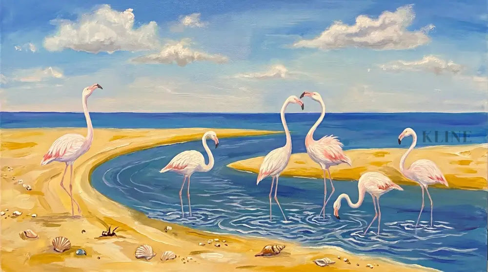 Where the Tide Gathers - Hand Painting