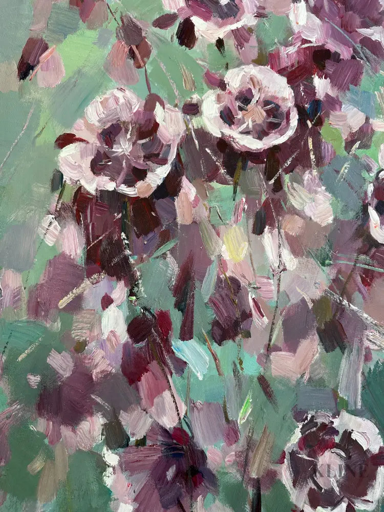 Whispers in Purple - Hand Painting