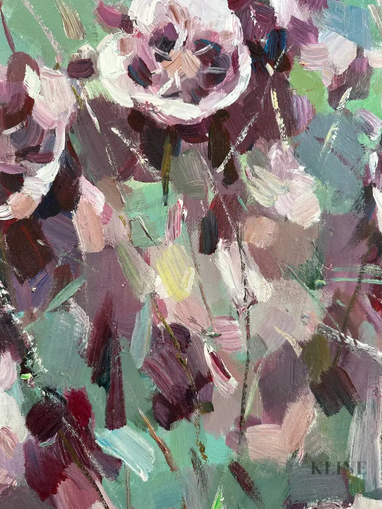 Whispers in Purple - Hand Painting