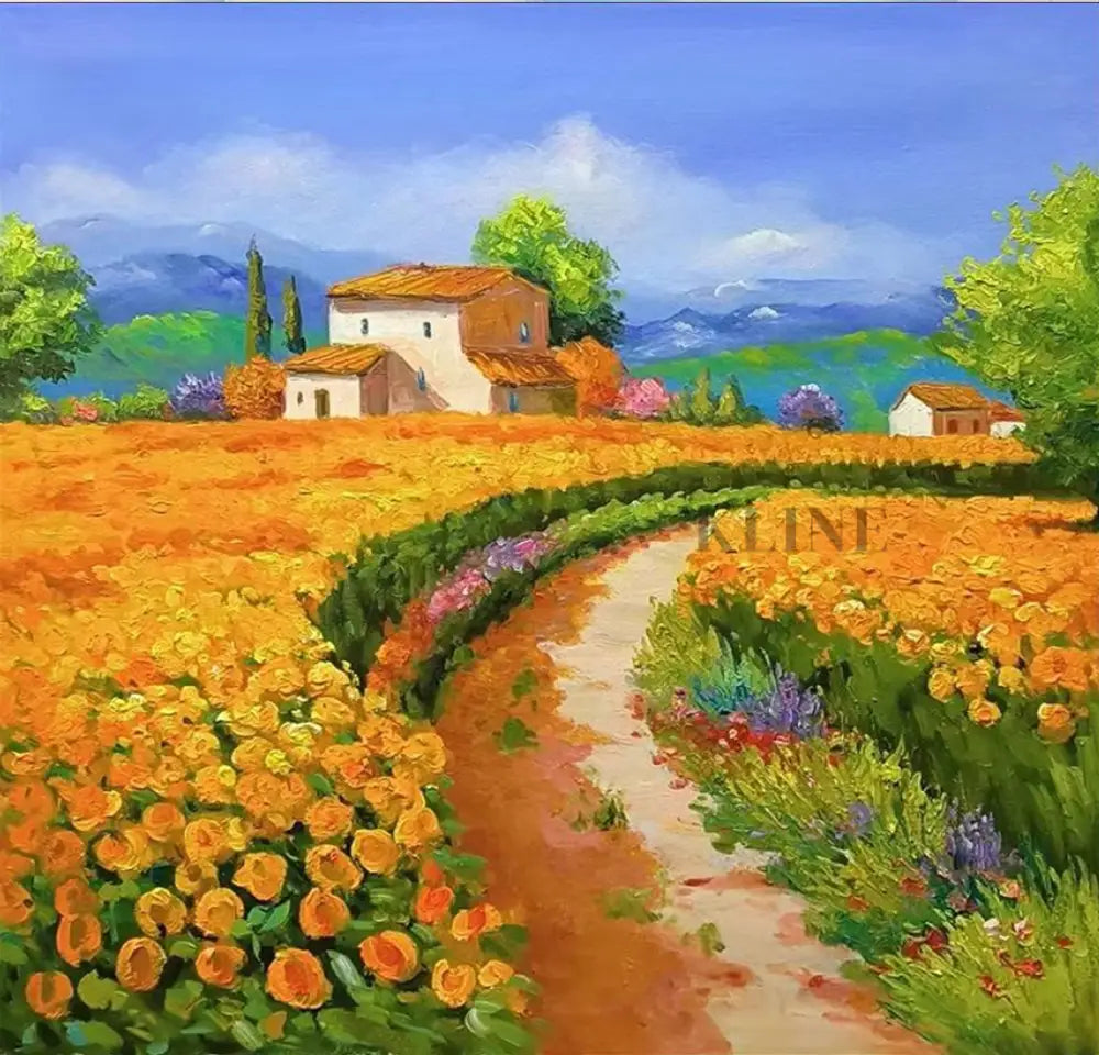 Whispers of Vysočina - Hand Painting