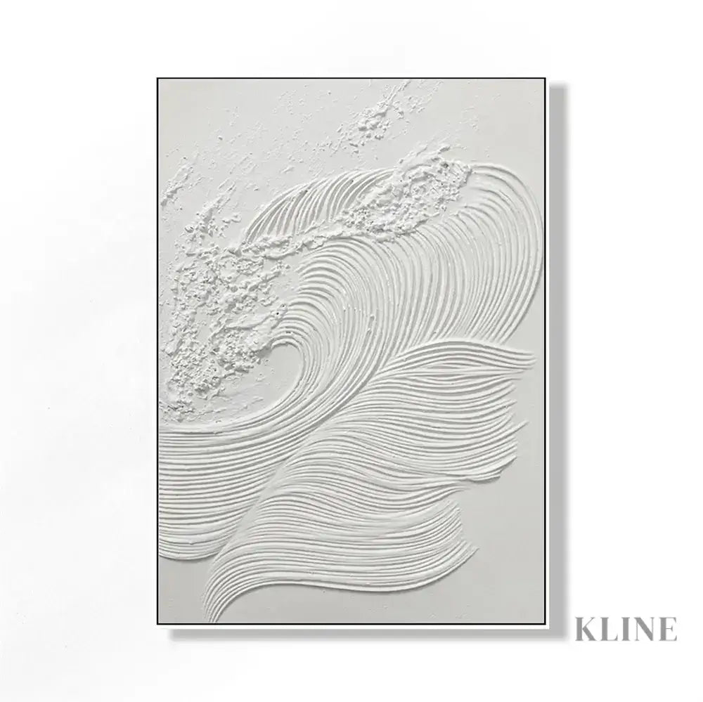 White Waves 1 - Hand Painting
