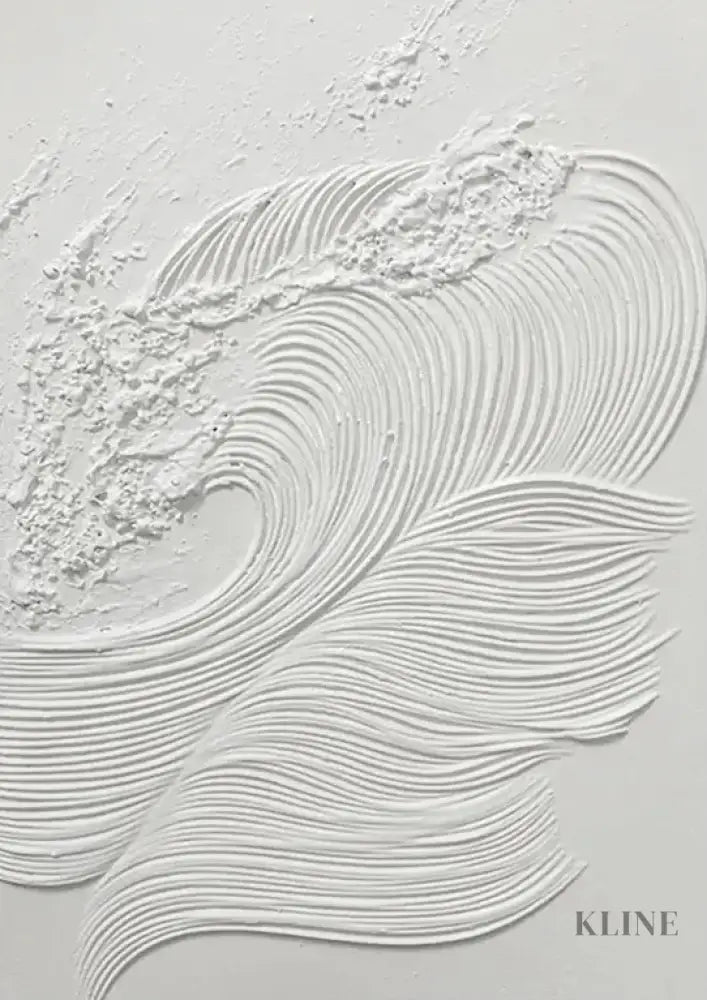 White Waves 1 - Hand Painting