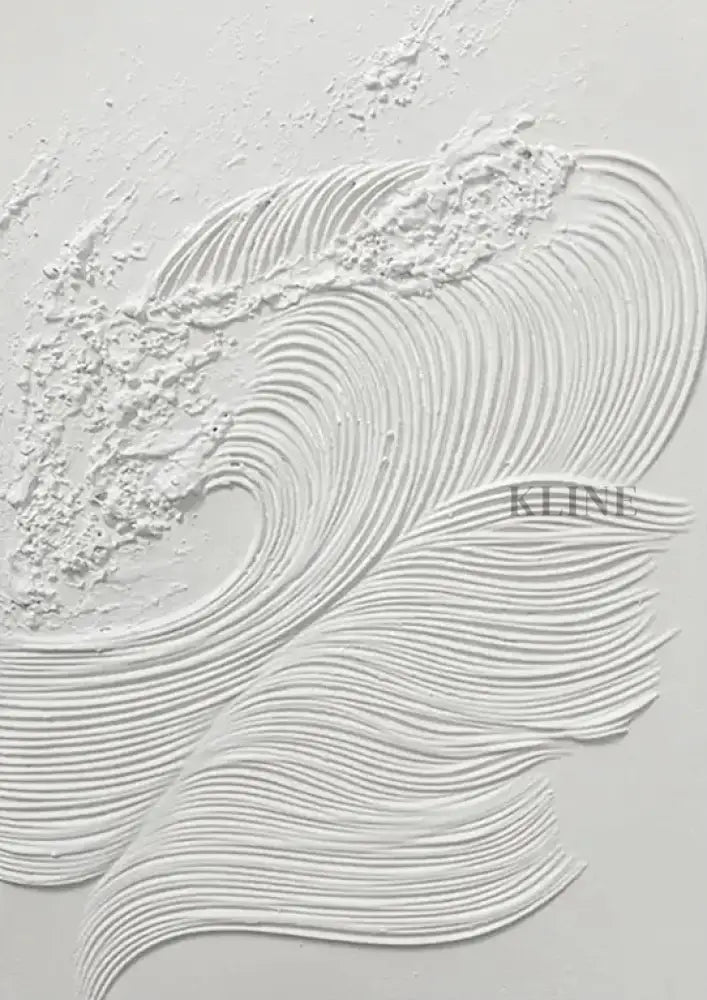 White Waves 1 - Hand Painting