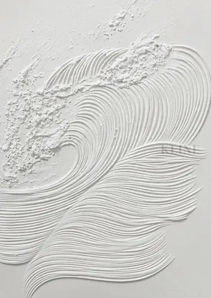 White Waves 1 - Hand Painting