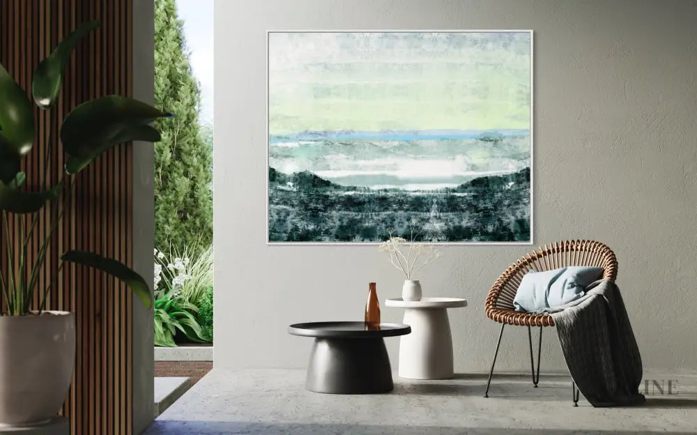 Winter-Calf Pasture No. 2 - Hand Painting