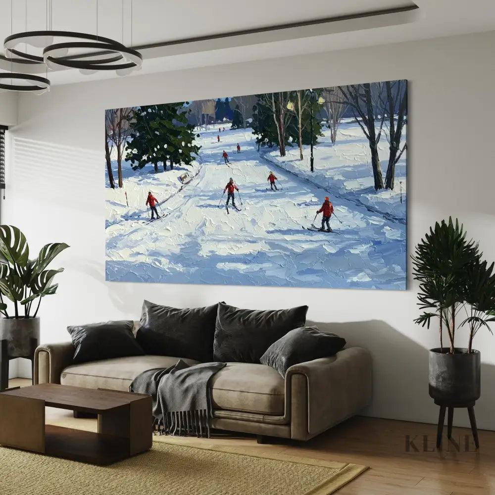 Winter Trails 1 - Hand Painting