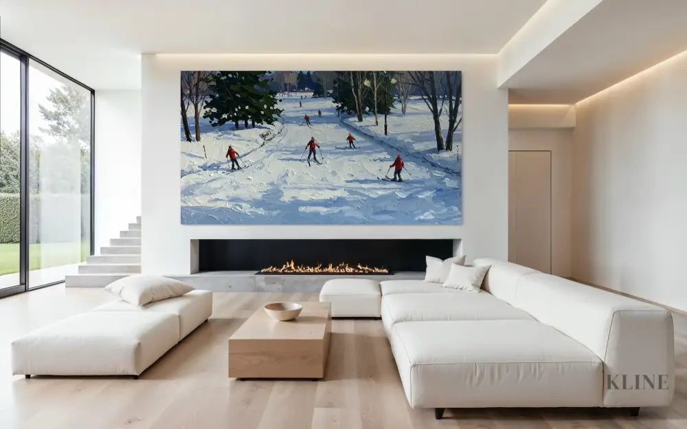 Winter Trails 1 - Hand Painting
