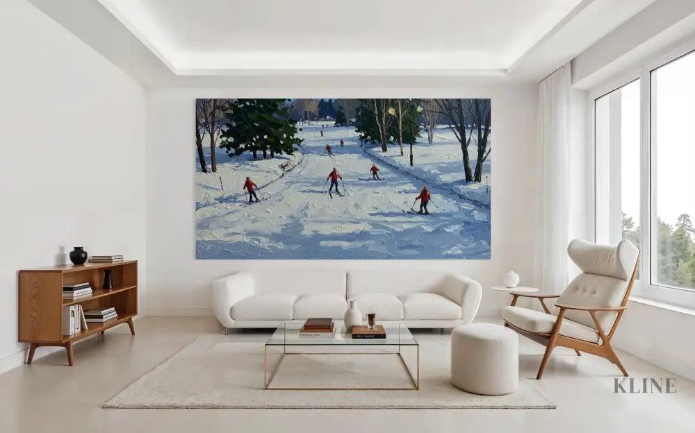 Winter Trails 1 - Hand Painting