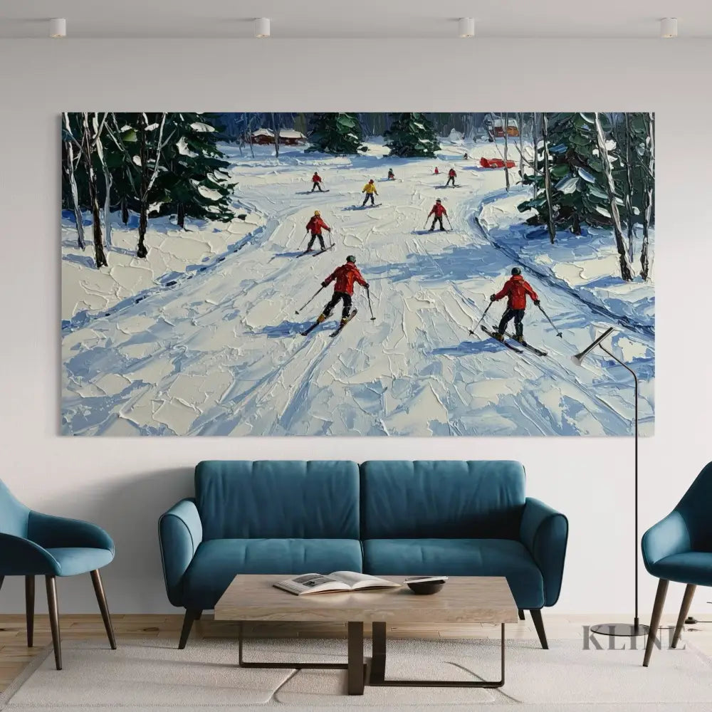 Winter Trails 2 - Hand Painting