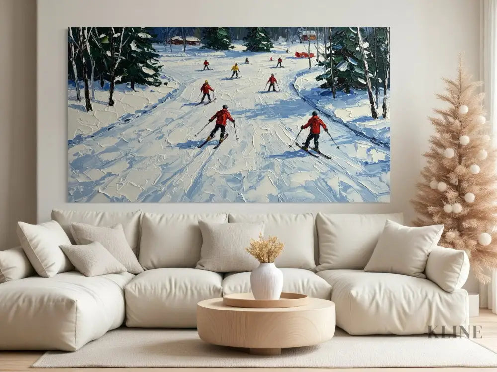Winter Trails 2 - Hand Painting