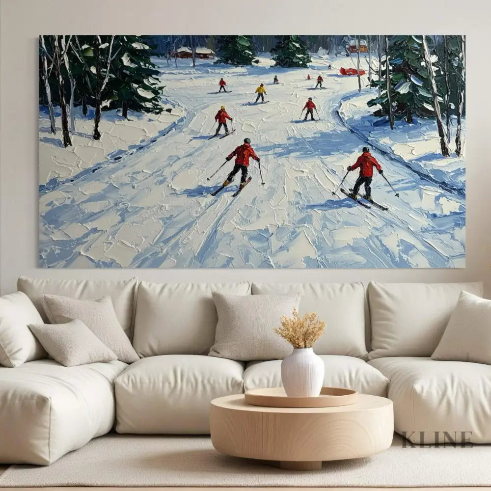 Winter Trails 2 - Hand Painting