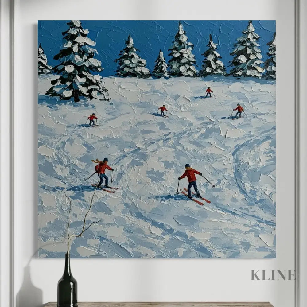 Winter’s Descent - Hand Painting
