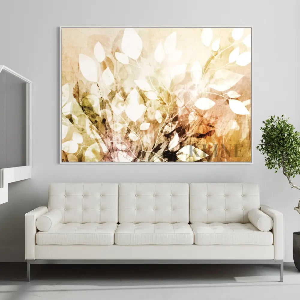 Yellow Garden Floral - Hand Painting