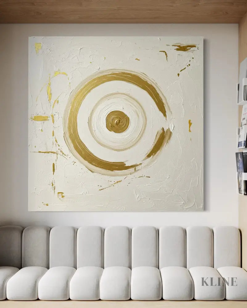 Zen Gold - Hand Painting