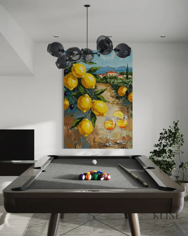Zest of Aegean Light 1 - Hand Painting