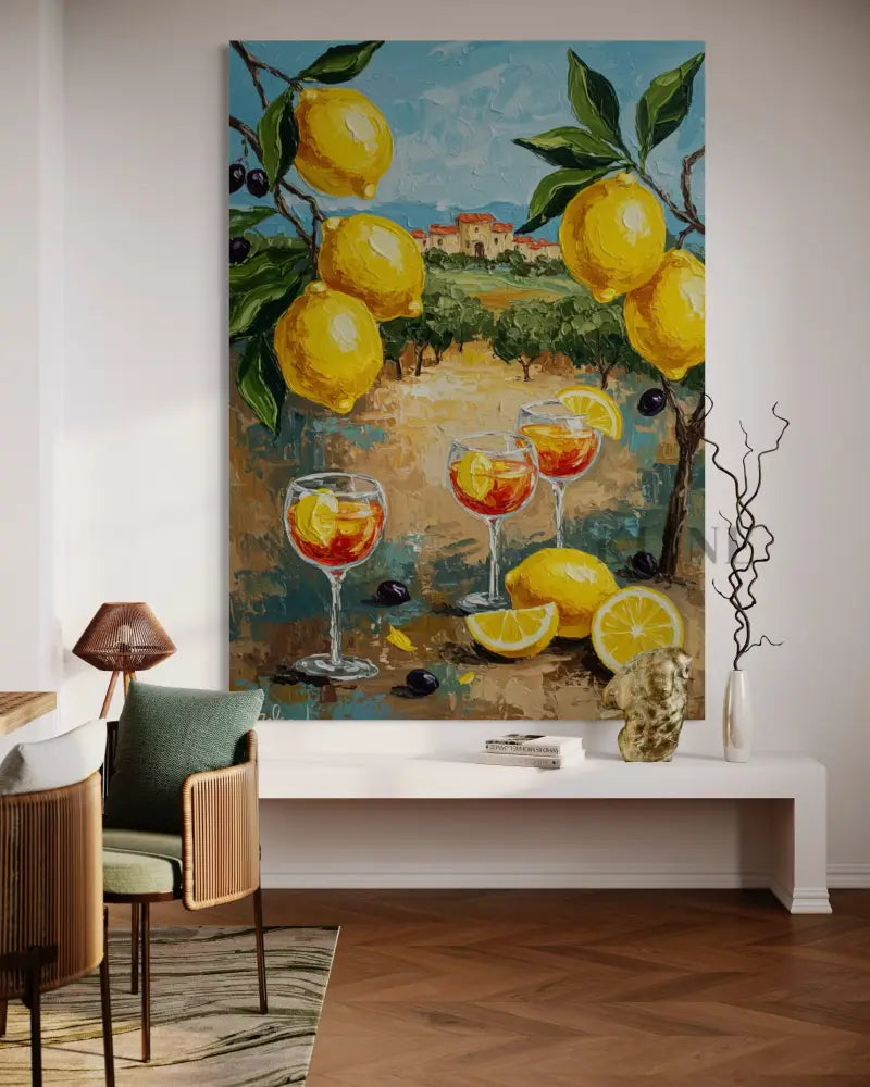 Zest of Aegean Light 2 - Hand Painting