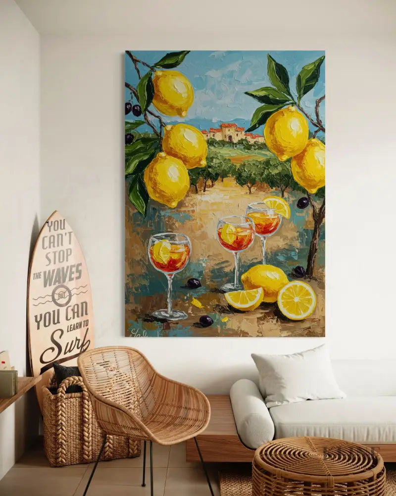 Zest of Aegean Light 2 - Hand Painting