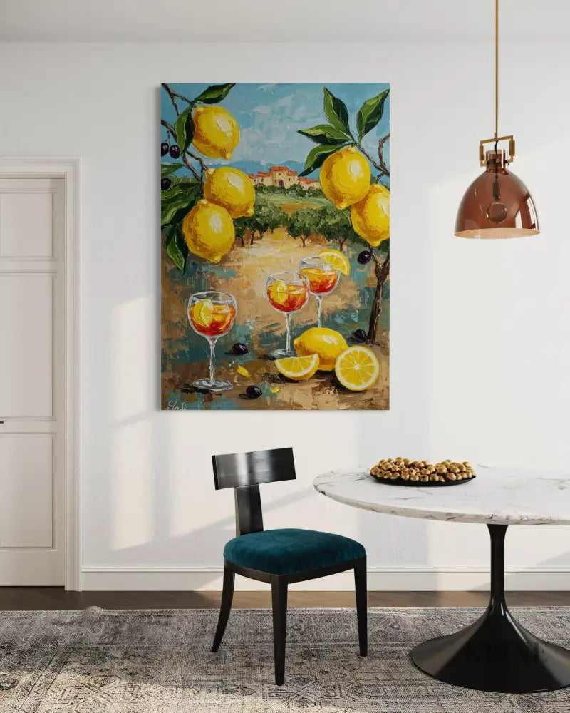 Zest of Aegean Light 2 - Hand Painting