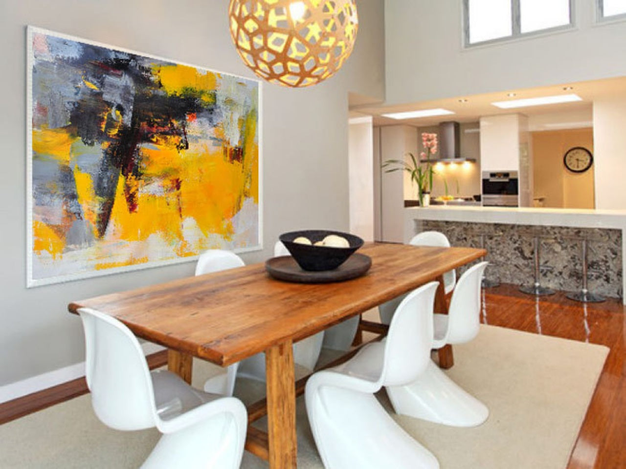 Golden Wilderness - Kline Collective Dining Room Wall Art