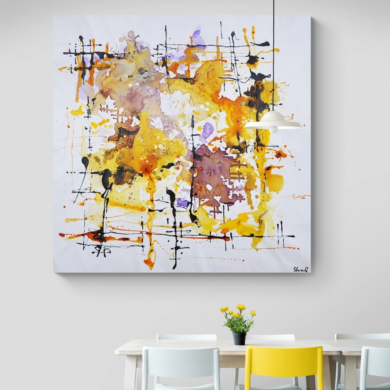 Spring Party 1 - Kline Collective Dining Room Wall Art