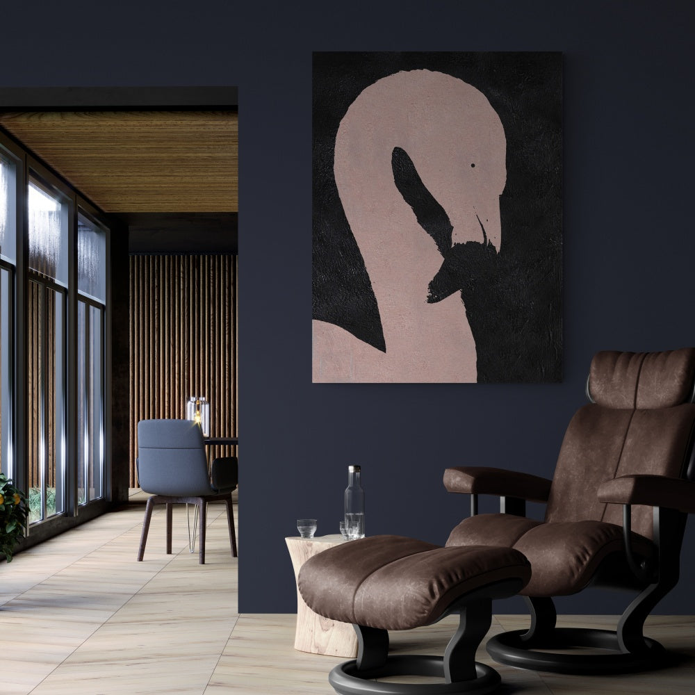 Ugly Duckling 1 - Kline Collective Pink Wall Art