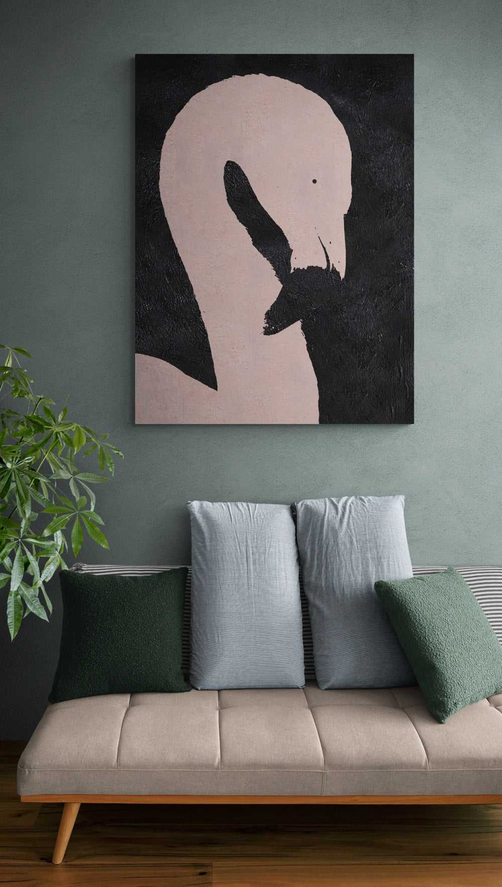 Ugly Duckling 1 - Kline Collective Pink Wall Art