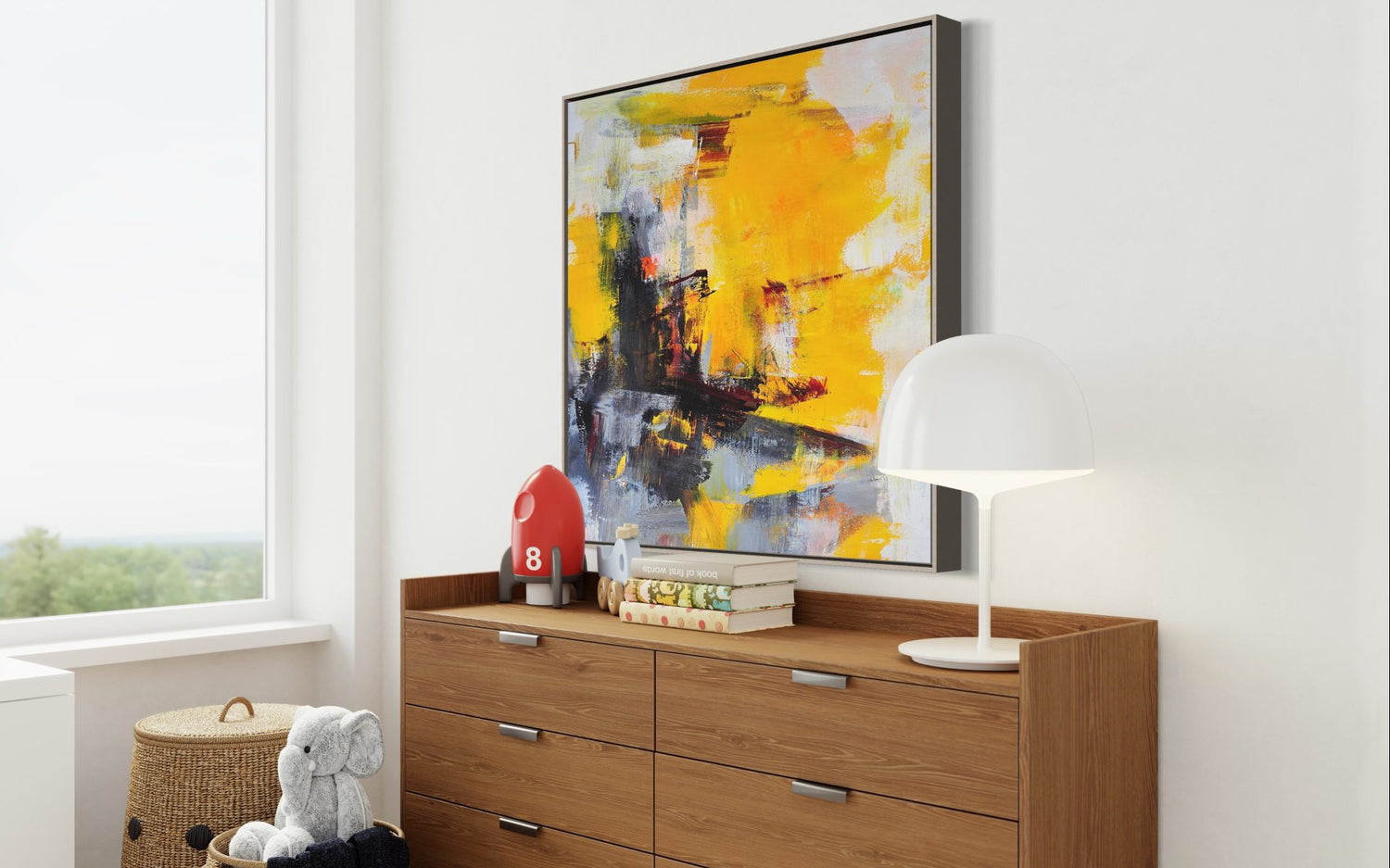 Golden Wilderness 2 - Kline Collective Dining Room Wall Art