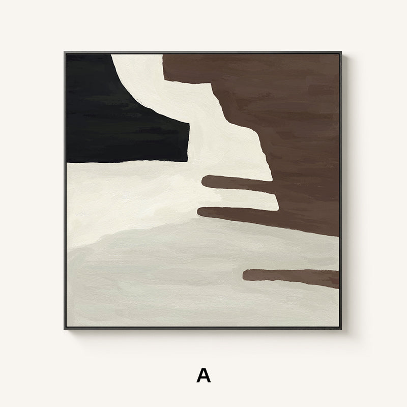 Woodland - Hand Painting Moderne zeitgenössische Wandkunst