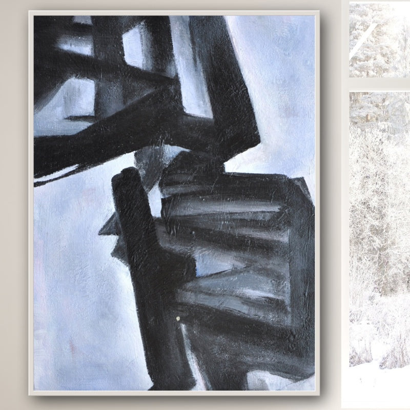 Meaning Behind My Brushes - Kline Collective Dipinti in bianco e nero
