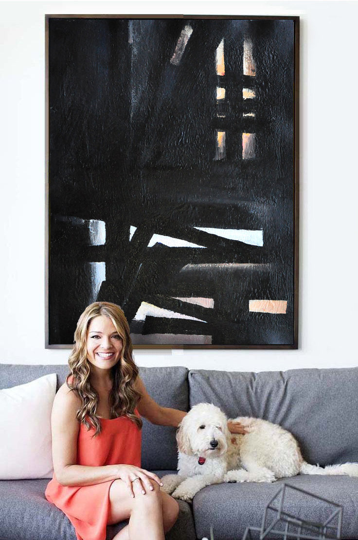 Outsider Looking In - Kline Collective Peintures en noir et blanc
