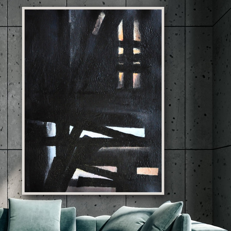 Outsider Looking In - Kline Collective Abstrakte Kunstgemälde