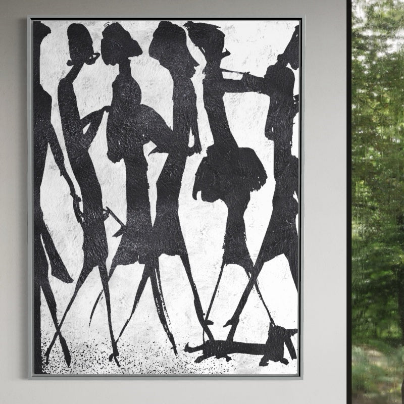 The Elites jpg image Peintures en noir et blanc