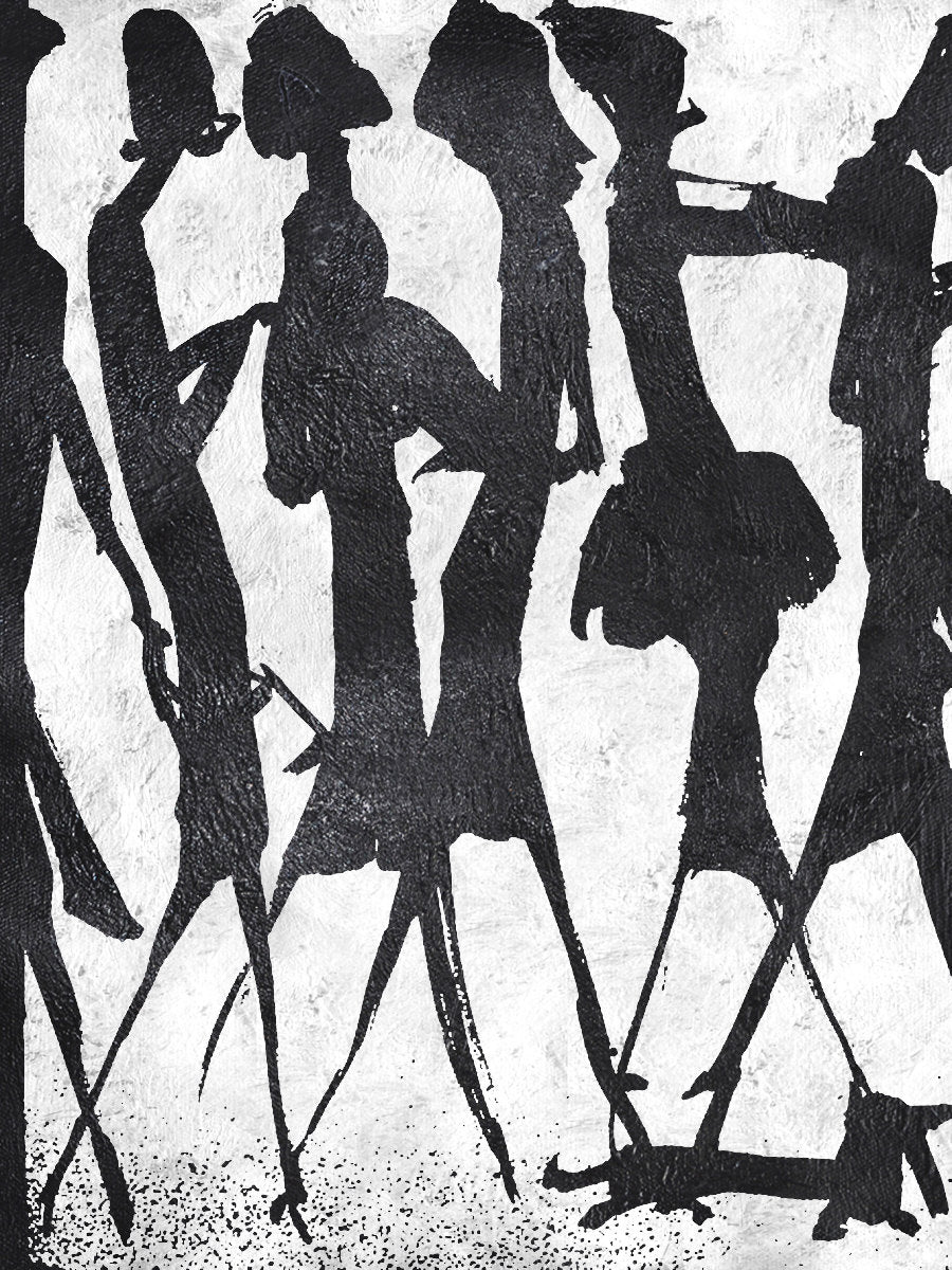 free download The Elites image Peintures en noir et blanc