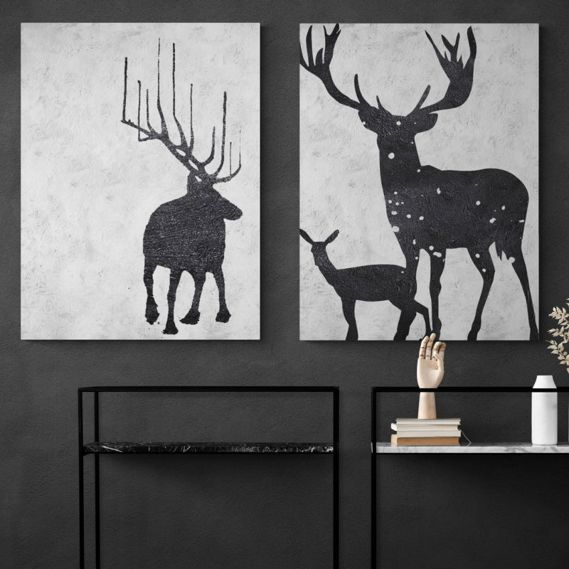 Nordic Sanctuary Set - Kline Collective Conjunto de lienzo (2PCS)