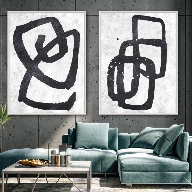 Figure 60 - Kline Collective Dipinti in bianco e nero