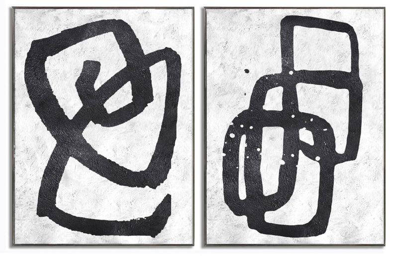 Figure 60 - Kline Collective Dipinti in bianco e nero