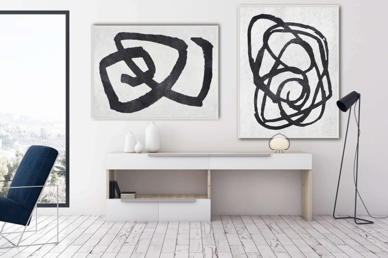 Theory - Kline Collective Peintures en noir et blanc