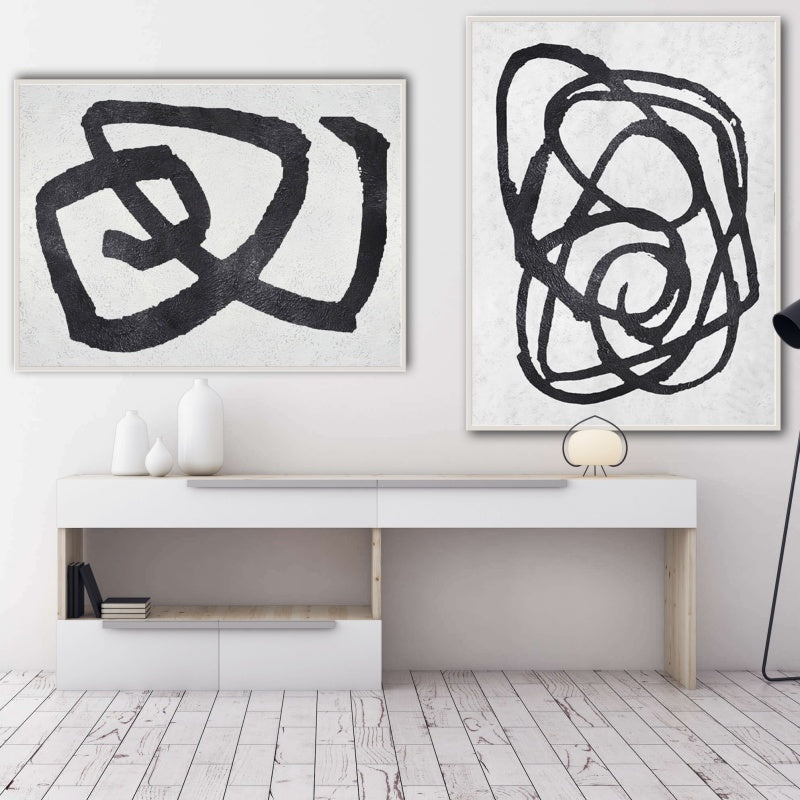 Theory - Kline Collective Peintures en noir et blanc