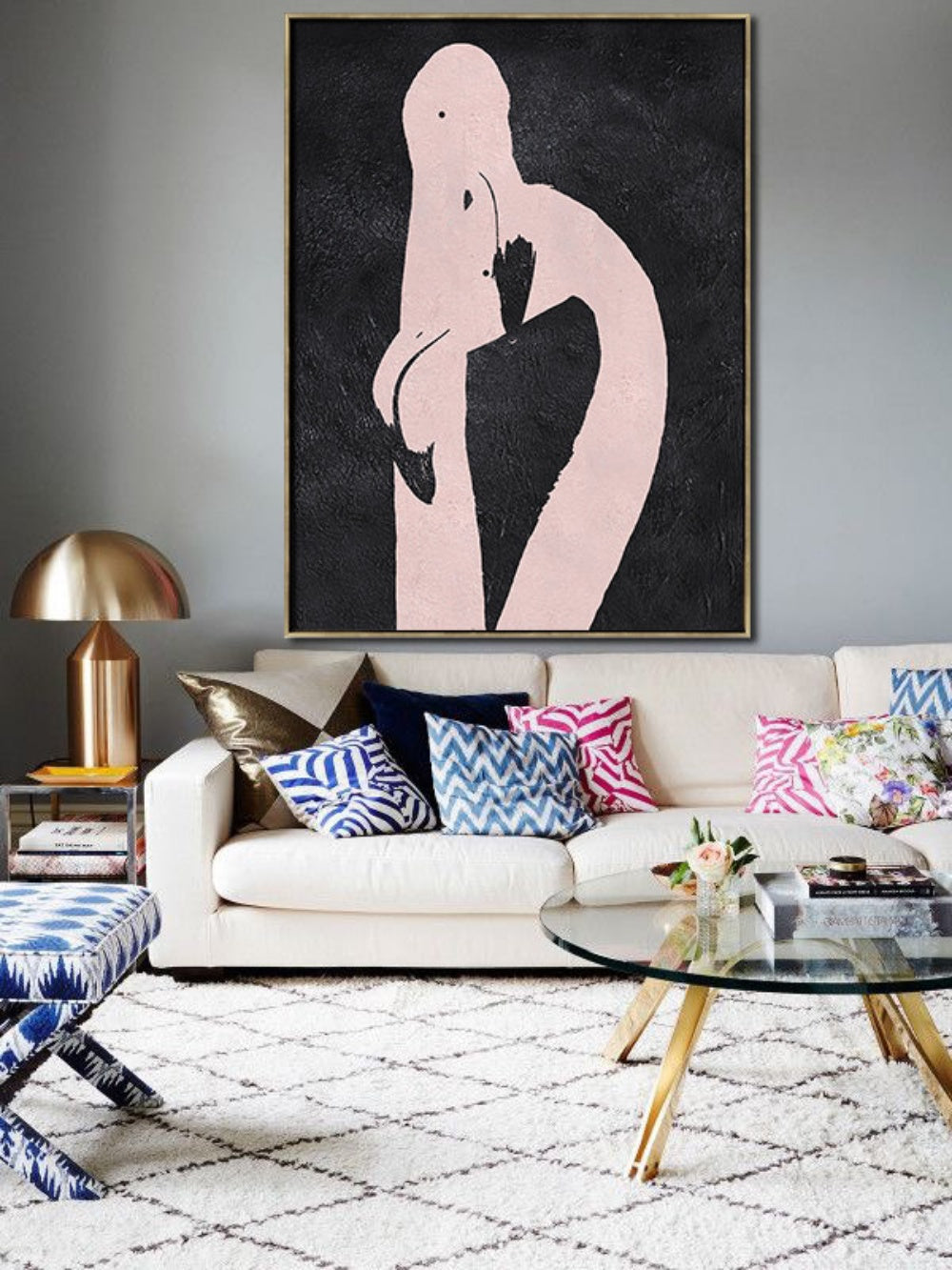 Ugly Duckling 2 - Kline Collective Pink Wall Art