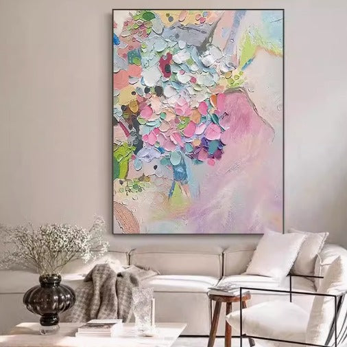 Pastel Reverie ピンクウォールアート