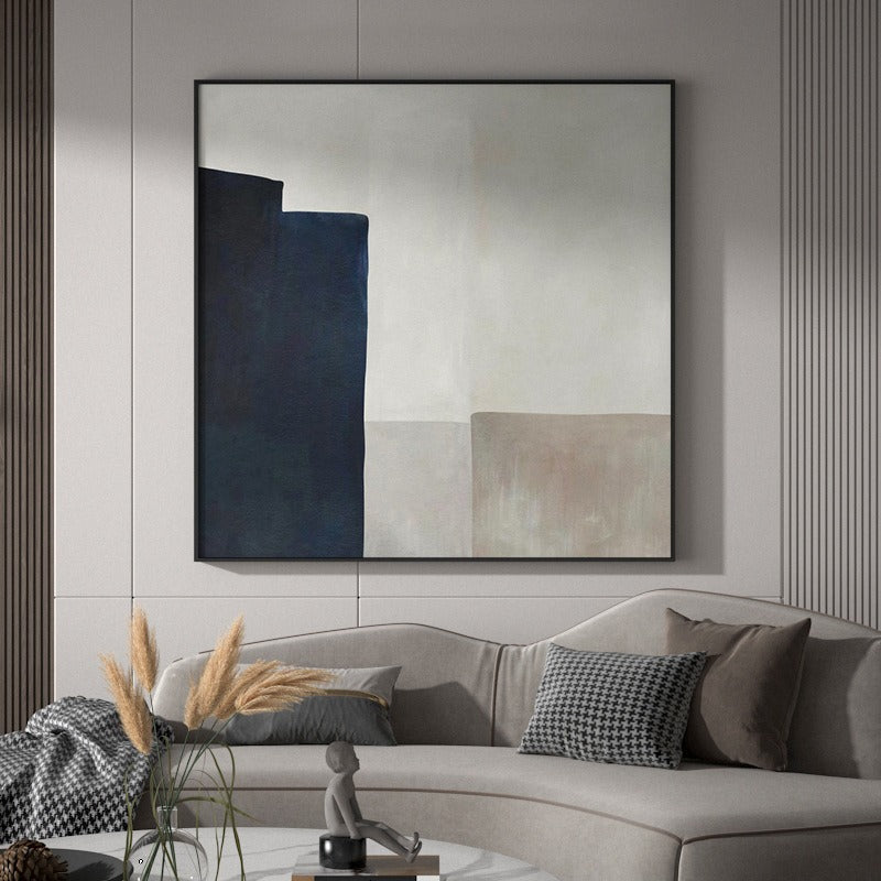 Reality - Kline Collective Cremefarbene Wandkunst