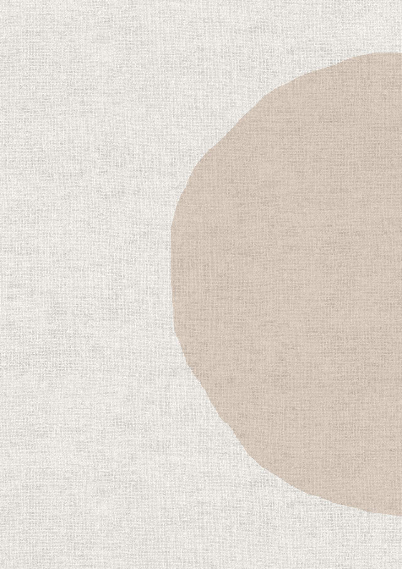 Blush &amp; Beige Line Circles 1