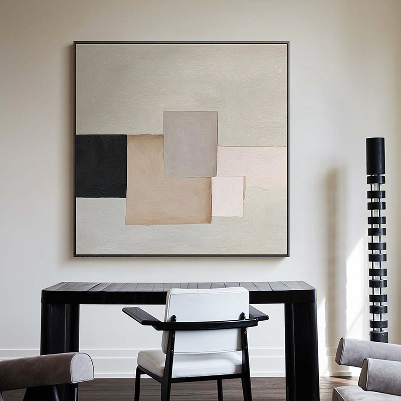 Mid-Century Modern 1 - Hand Painting Arte da parete moderna e contemporanea