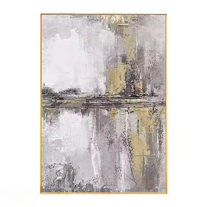 Abstract Gold and Grey