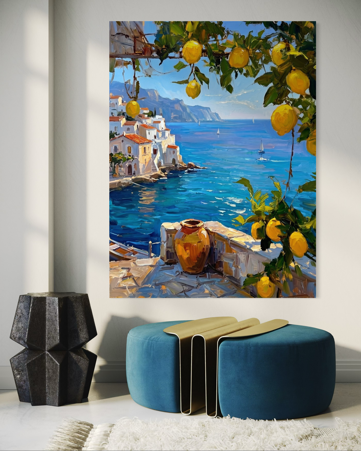 Amalfi Breeze - Hand Painting