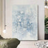 Azure Bloom Floral Painting - Hand Painting