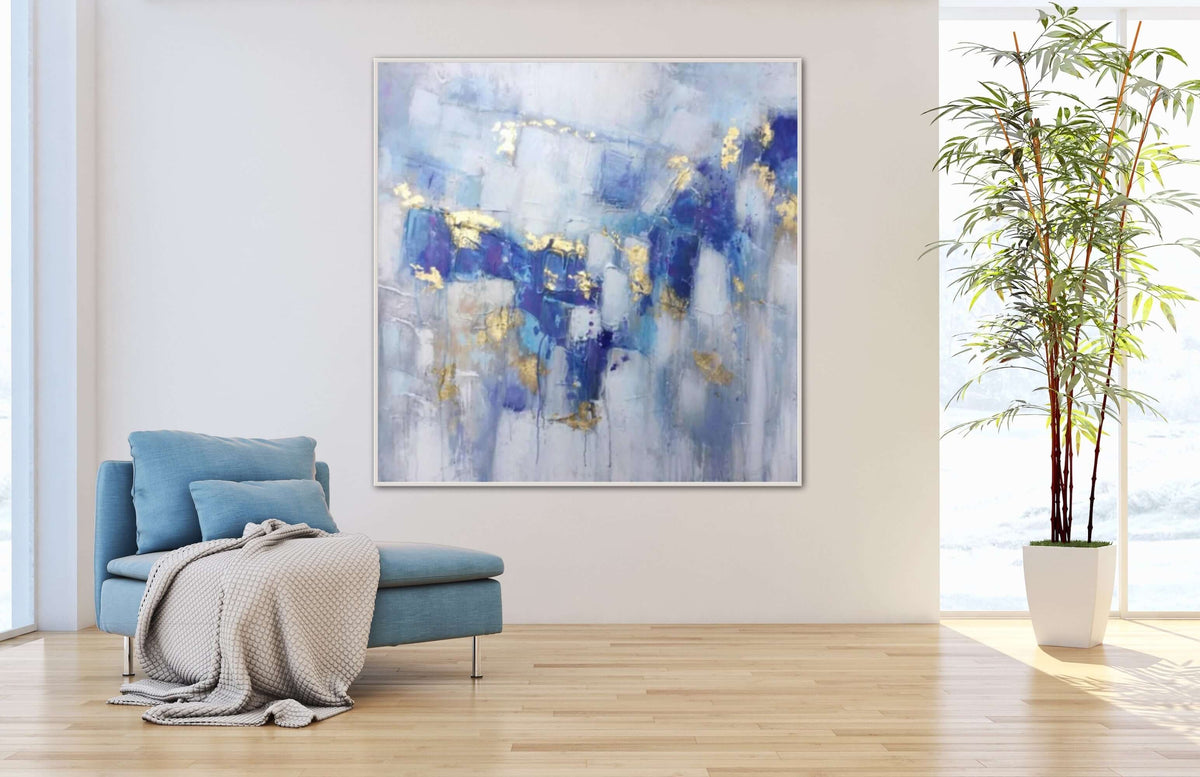 Beautiful Blues - Hand Painting